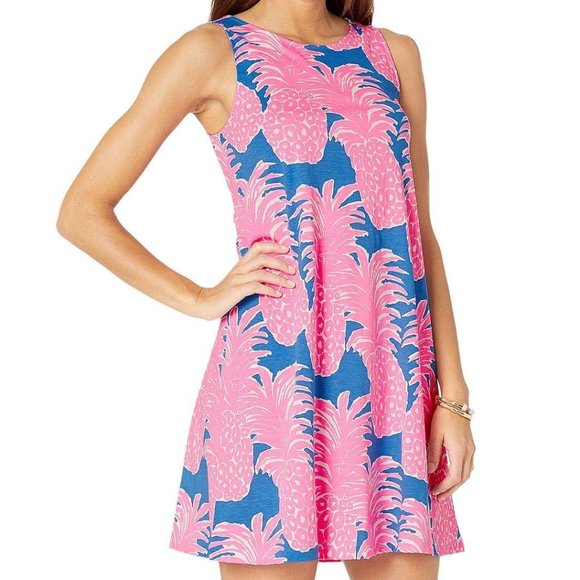 Lilly Pulitzer Dresses & Skirts - Lilly Pulitzer Kristen Pineapple Print Dress